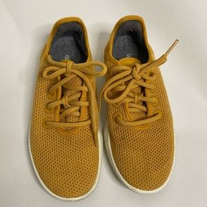 Allbirds Women's Yellow Running Shoes mustard gold yellow 6